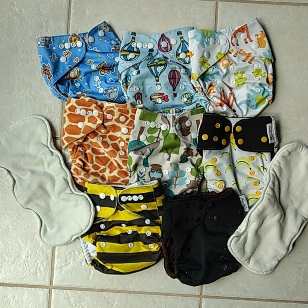 Lot of cloth pocket diapers
